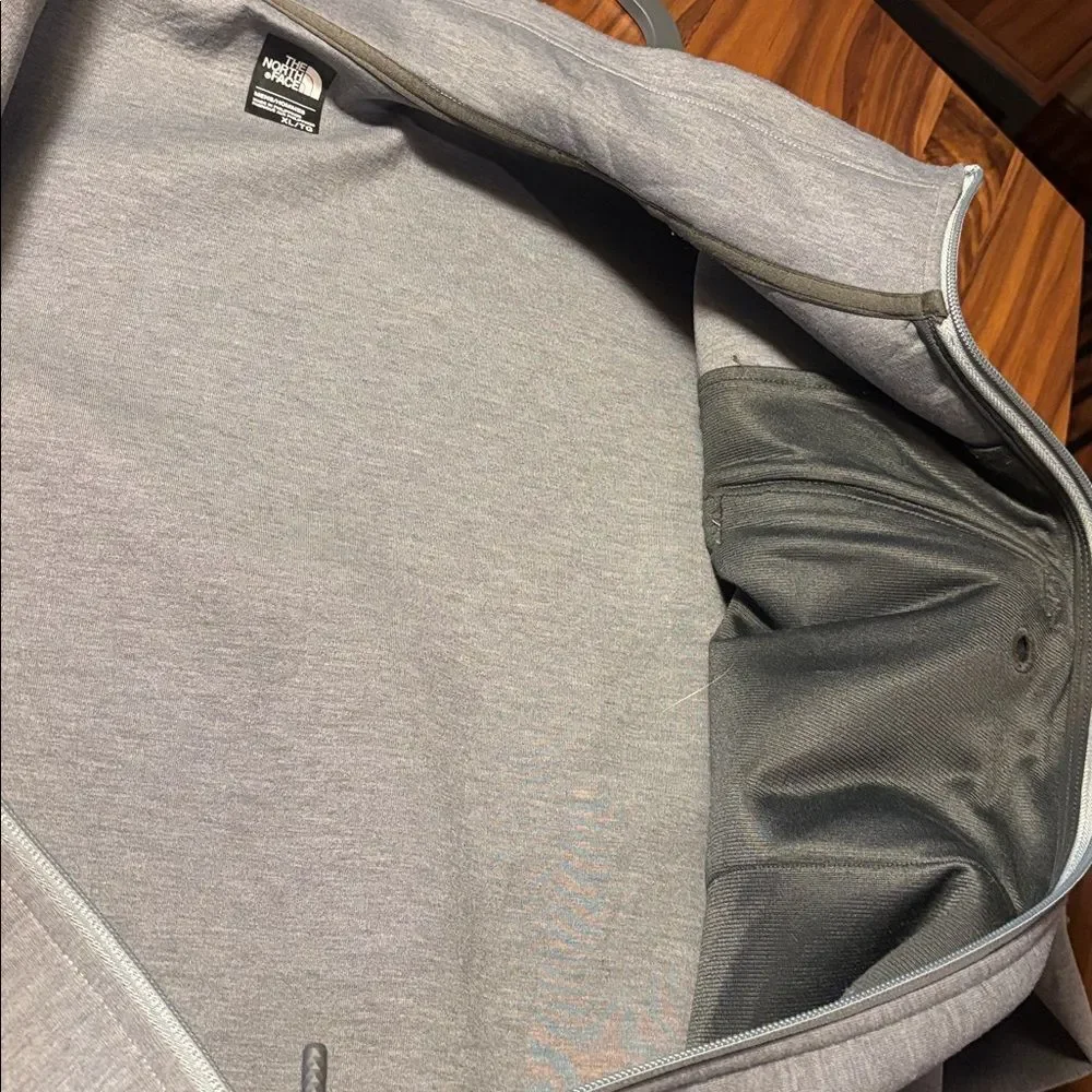 The North Face Thermal 3D Jersey Knit Full Zip Jacket Gray Men’s - XL